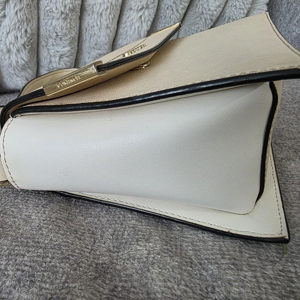 Calvin Klein Cream Crossbody Bag